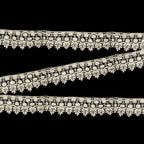 70mm Ivory Vintage Lace Ribbon