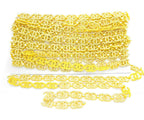 1m Lace Ribbon - Yellow
