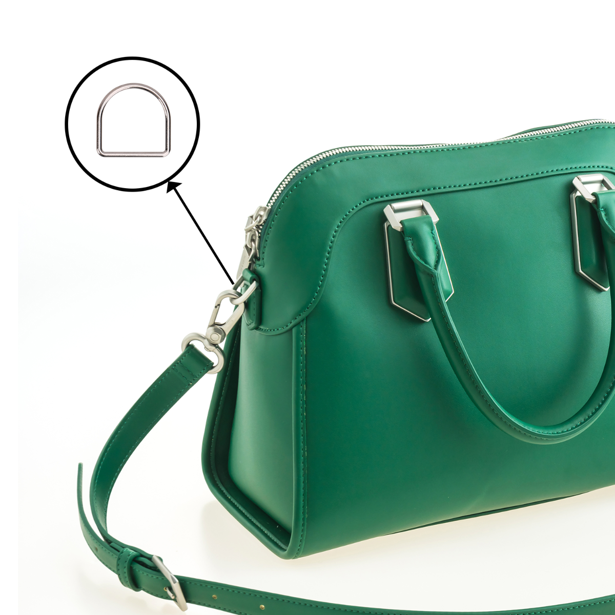 Welded Metal D-Rings - (Pack of 10)