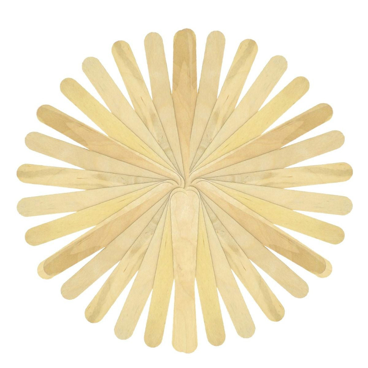 Plain Wooden Crafting Lollipop Sticks (Pack of 50)
