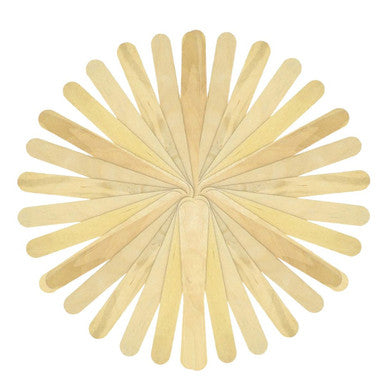 Plain Wooden Crafting Lollipop Sticks (Pack of 50)