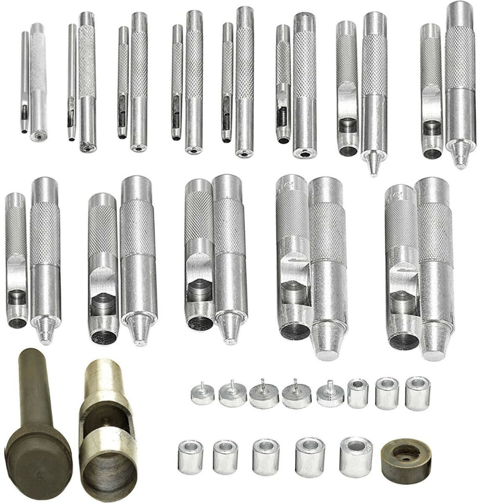 3-Part Eyelet Fixing and Hole Punch Hand Tool Set