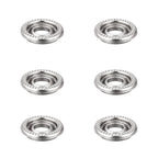 15mm Silver Press Stud Male Studs - Large (Pack of 1)