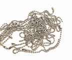 Metal Ball Chain with Connector - (Pack of 100)