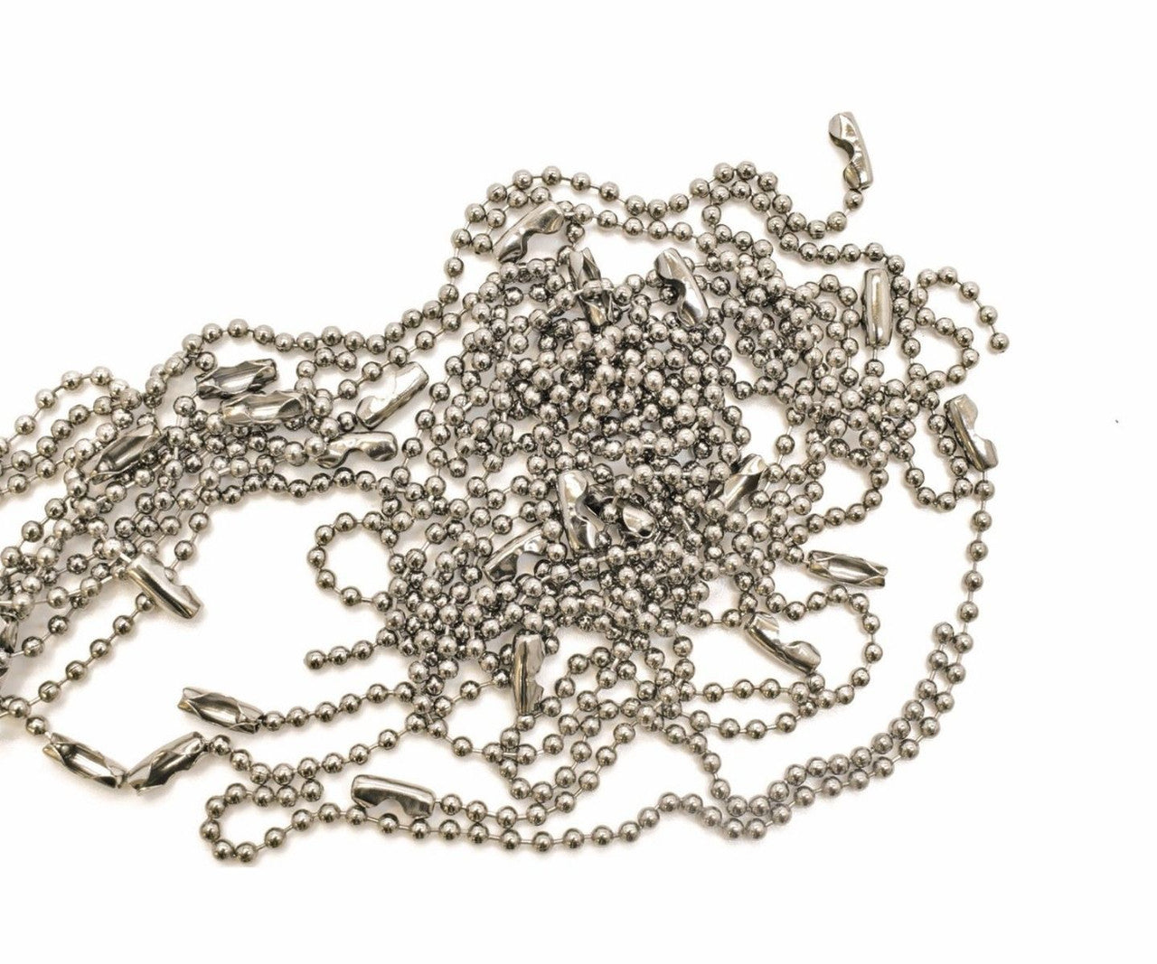 Metal Ball Chain with Connector - (Pack of 100)