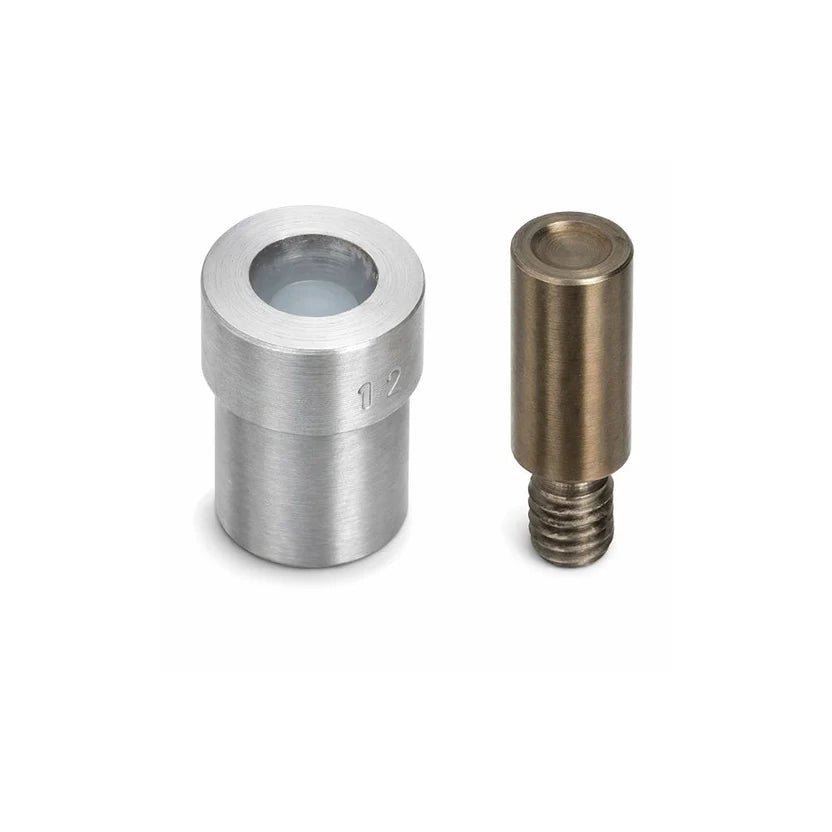 14mm Etched Mushroom Bag Feet Rivet Die Set for Green Machine Hand Press