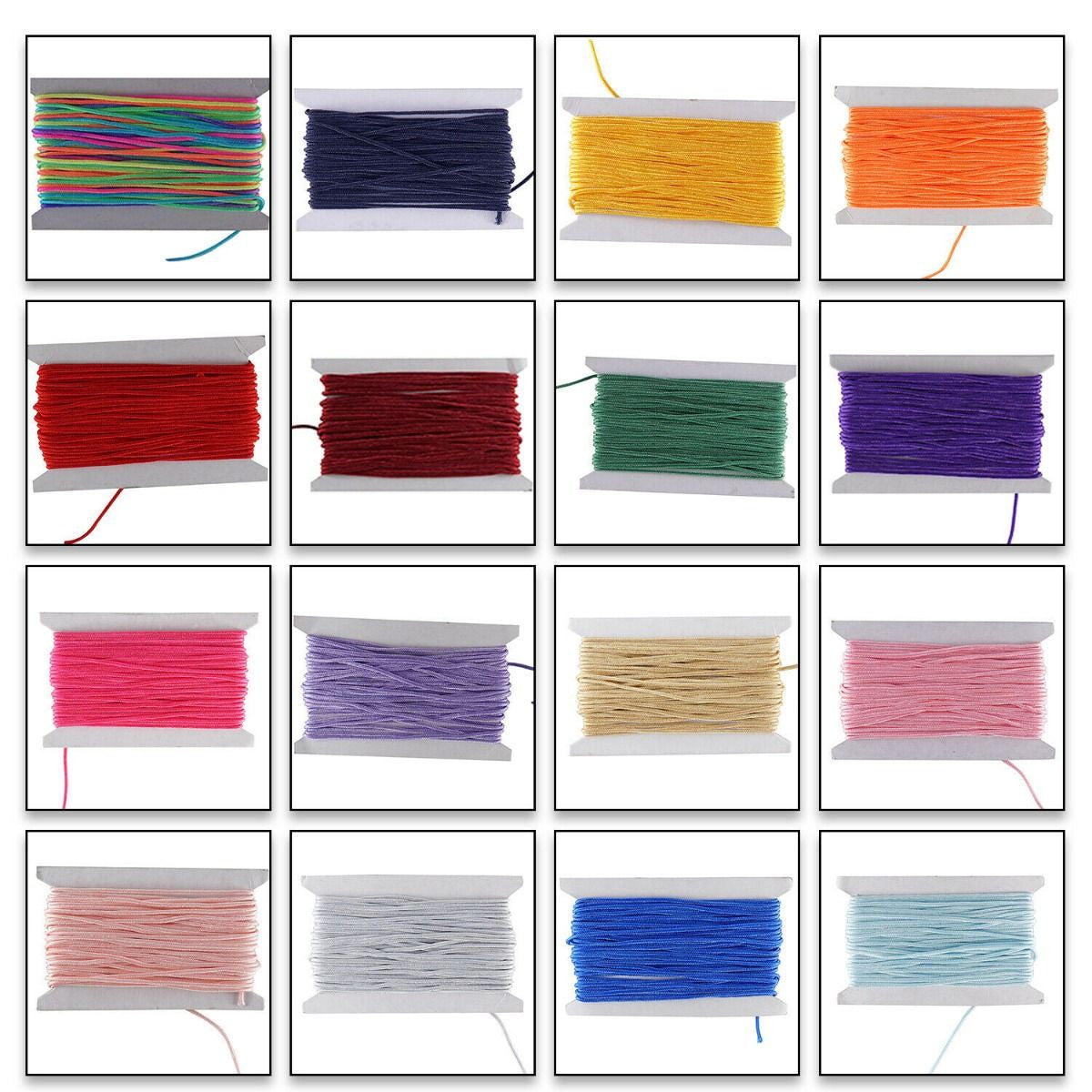 Nylon Cord Braided Rattail Cord - 10m