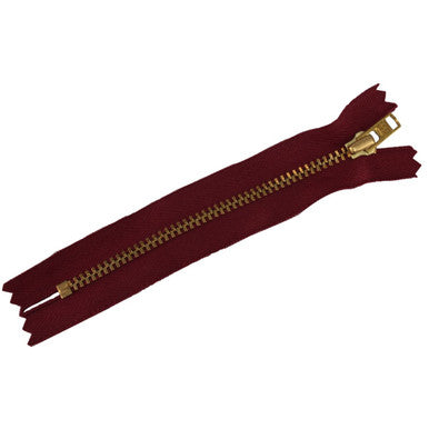 4.5" Metal Heavy Duty Closed End Zipper