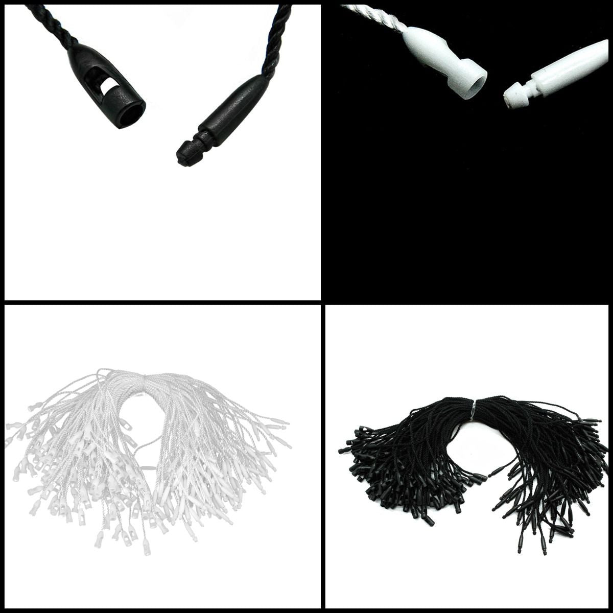 10" Nylon String Hang Tag Fasteners - (Pack of 100)