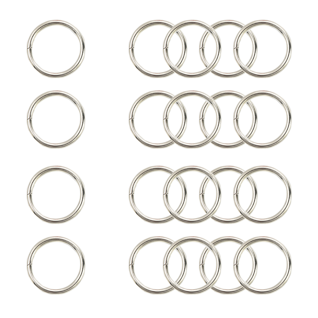 Stainless Steel Non-Welded O Rings - (Pack of 2)