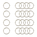 Stainless Steel Non-Welded O Rings - (Pack of 2)