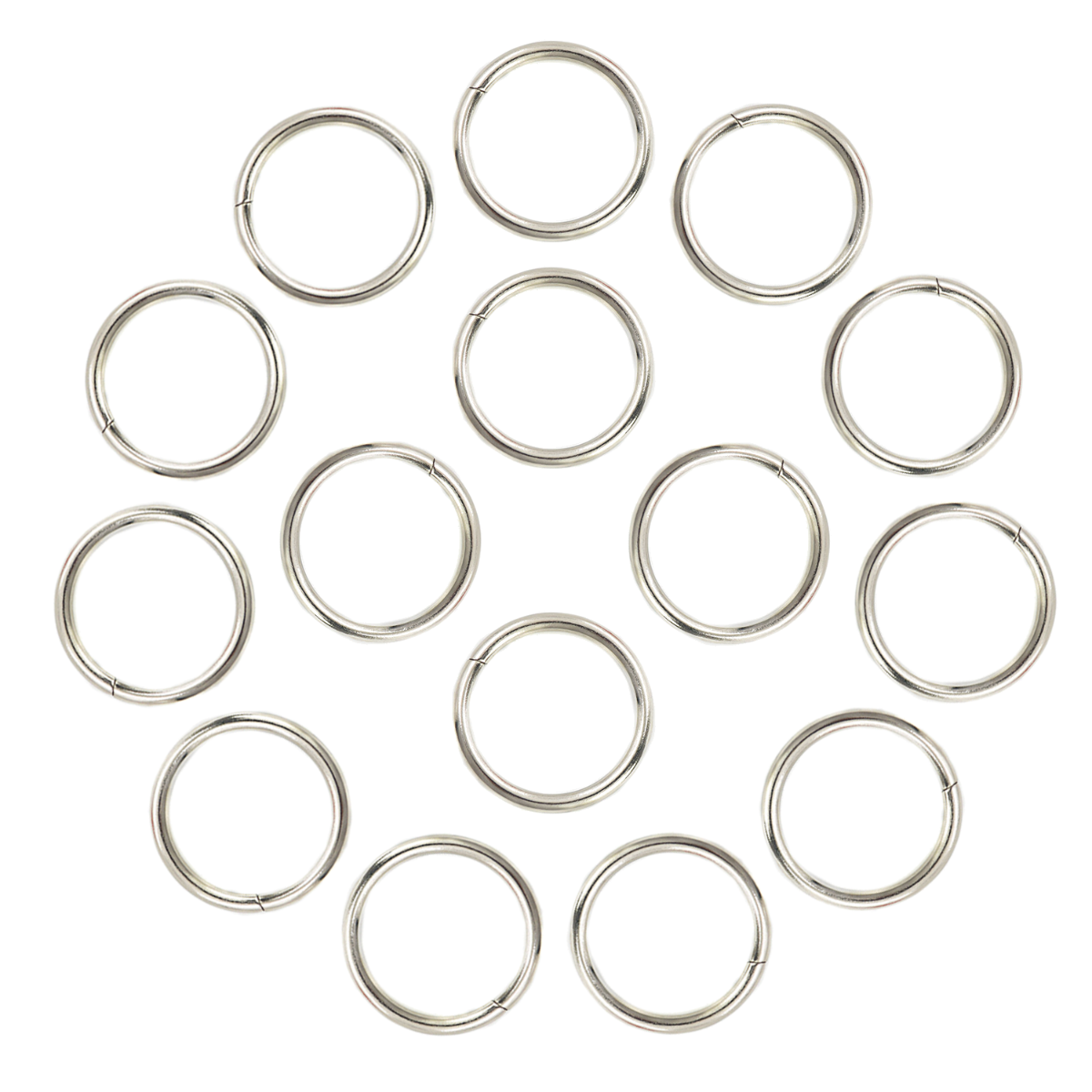 Stainless Steel Non-Welded O Rings - (Pack of 2)