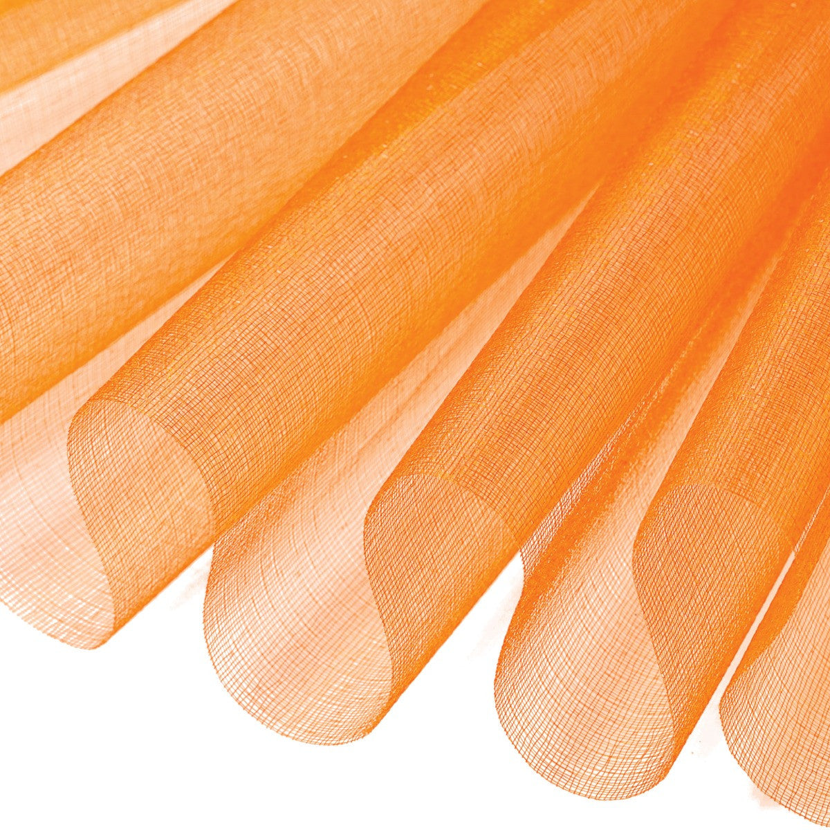 25m x 29cm Organza Sheer Roll - Burnt Orange