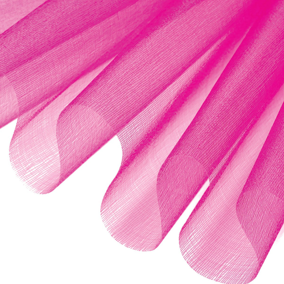 25m x 29cm Organza Sheer Roll - Hot Pink