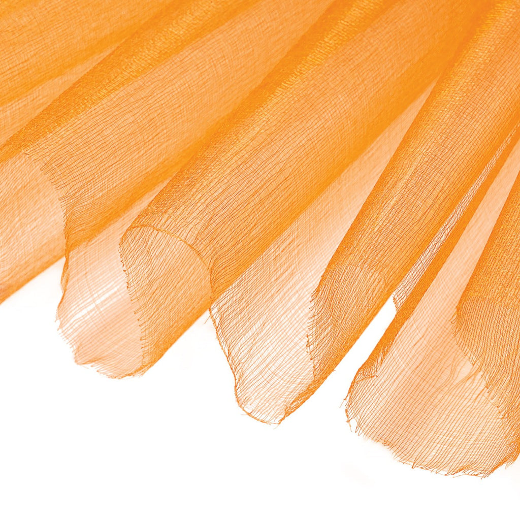 25m x 29cm Organza Sheer Roll - Orange
