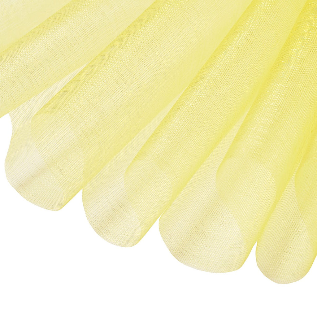 25m x 29cm Organza Sheer Roll - Yellow