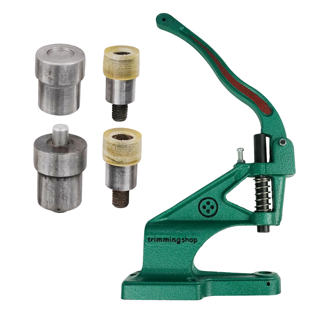 The Green Machine Hand Press® with Pearl Cap Snap Poppers Die Set