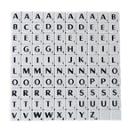 A-Z Plastic Tiles with Score Numbers