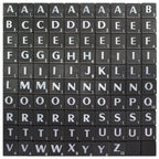 A-Z Plastic Tiles with Score Numbers