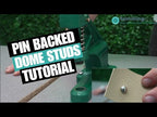 Dome Studs with Pins Die Set for Green Machine Hand Press
