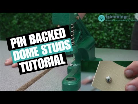 Dome Studs with Pins Die Set for Green Machine Hand Press