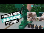 The Green Machine Hand Press® with Trouser Hook & Bar Die Set