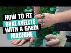 Oval Eyelets Die Set for Green Machine Hand Press