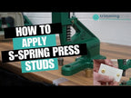 S Spring Press Stud Die Set for Green Machine Hand Press
