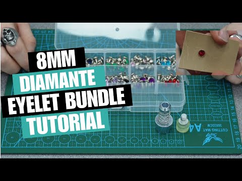 10mm Diamante Rivets (Pack of 10)