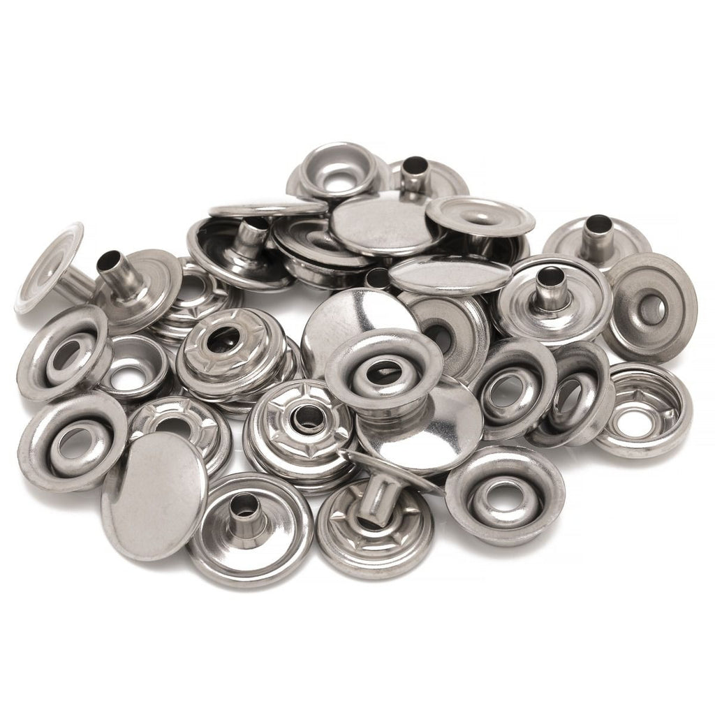 15mm PRYM Stainless Steel Press Studs (10 Sets)