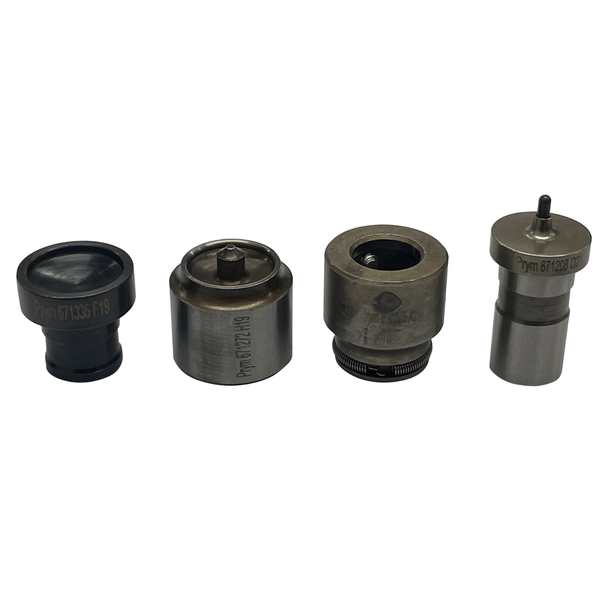 PRYM 4-Part Large S-Spring Press Stud Die Set - 15mm