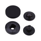 4-Part Flat Cap S Spring Press Studs (10 Sets)