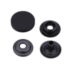 4-Part Flat Cap Press Studs (10 Sets)
