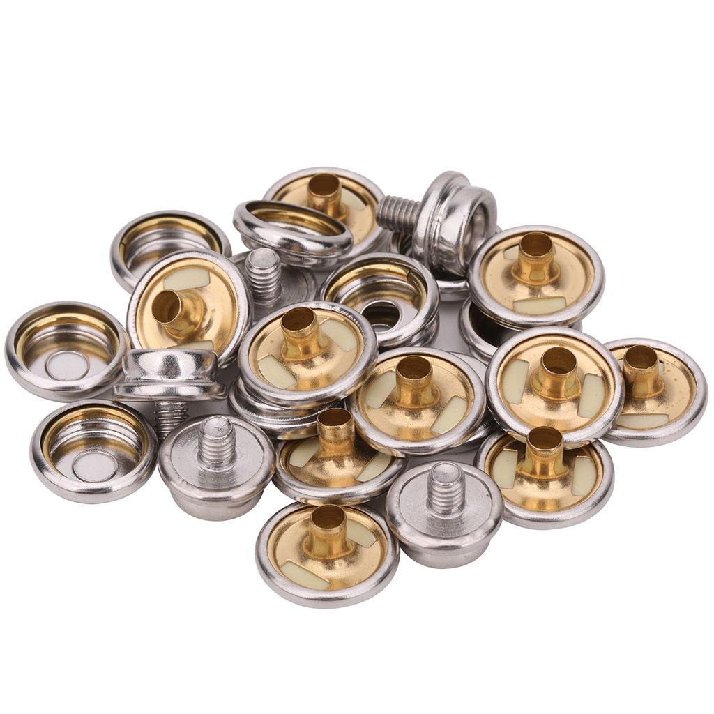 Machine Screw Press Studs - (Pack of 10)
