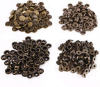 4-Part Brass Press Studs - Large