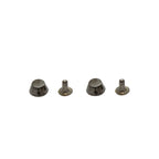 6mm Flat Head Mushroom Studs (Pack of 100) - Gunmetal