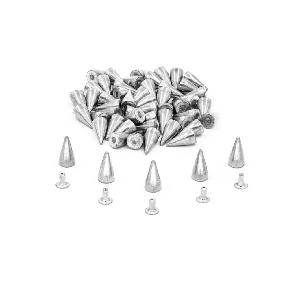Metal Cone Spike Studs - (Pack of 50)