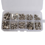 Metal Punk Studs - Assorted Shapes (Pack of 85)