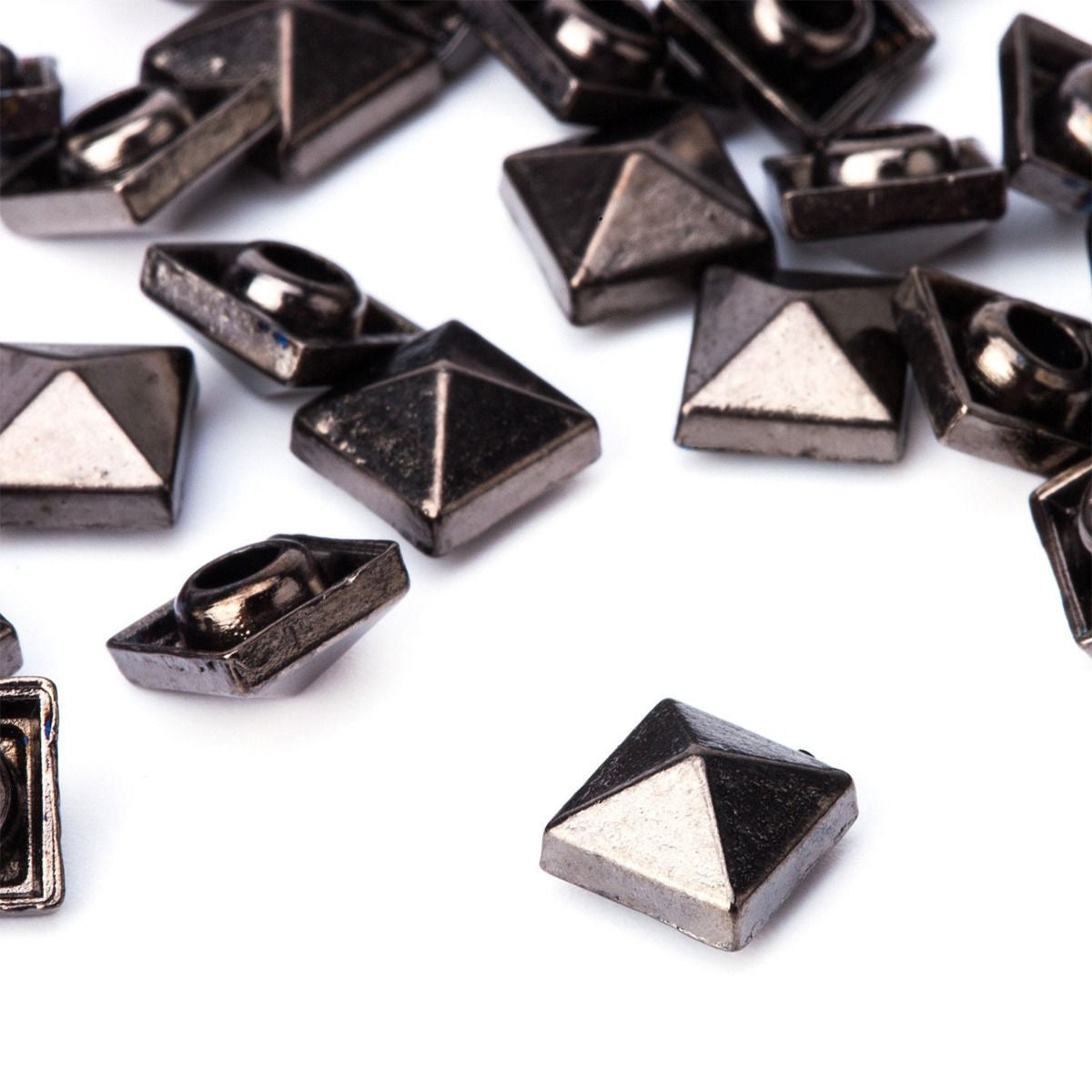 Pyramid Shaped Bronze Studs with Base Pin (Pack of 100) - Trimming