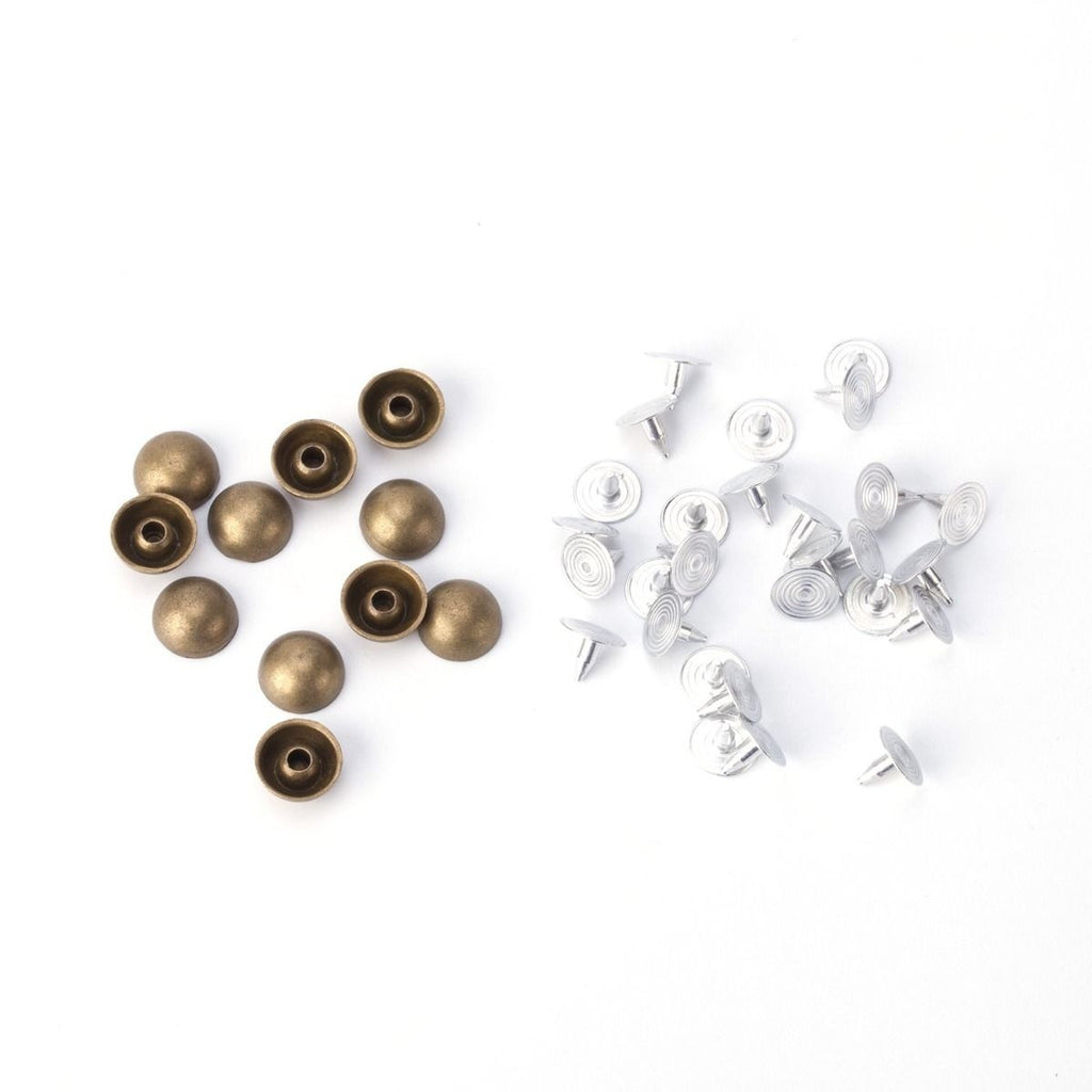 Dome Head Studs with Base Pin - (Pack of 100)
