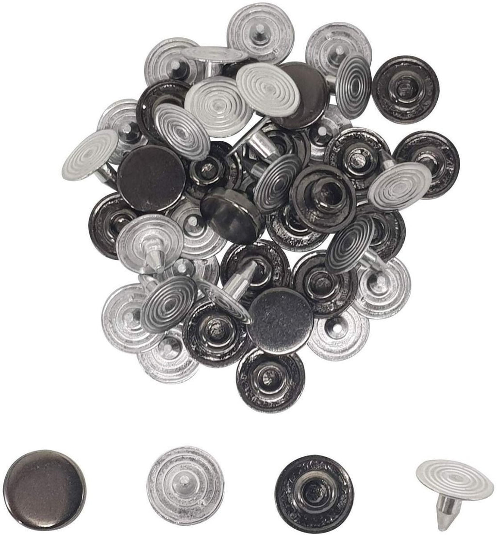 Brass Flat Head Studs - (Pack of 100)