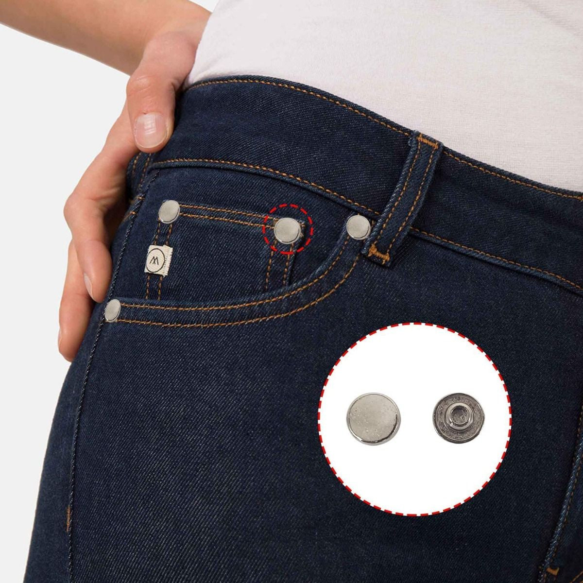 Brass Flat Head Studs - (Pack of 100)