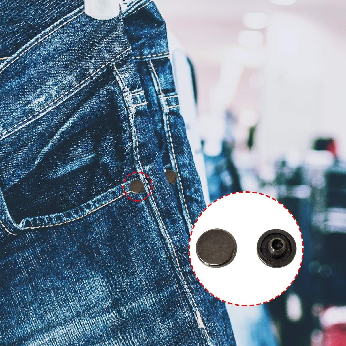 Brass Flat Head Studs - (Pack of 100)