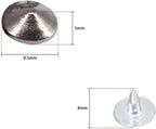 Brass Low Elevation Cone Studs with Base Pin - (Pack of 100)