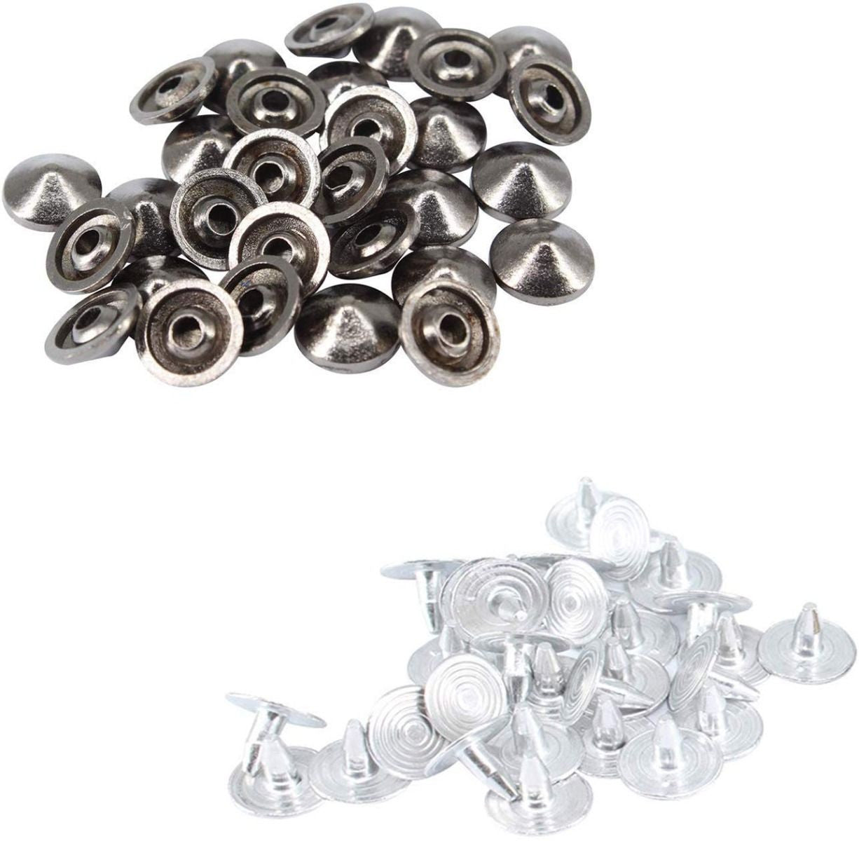 Brass Low Elevation Cone Studs with Base Pin - (Pack of 100)