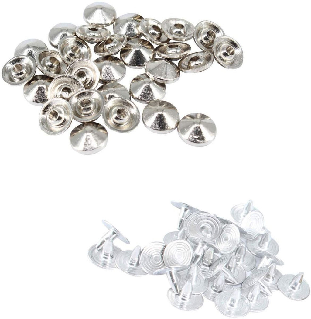 Brass Low Elevation Cone Studs with Base Pin - (Pack of 100)