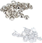 Brass Low Elevation Cone Studs with Base Pin - (Pack of 100)