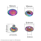 S Spring Press Studs