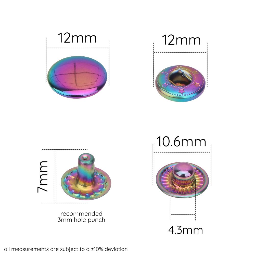 S Spring Press Studs