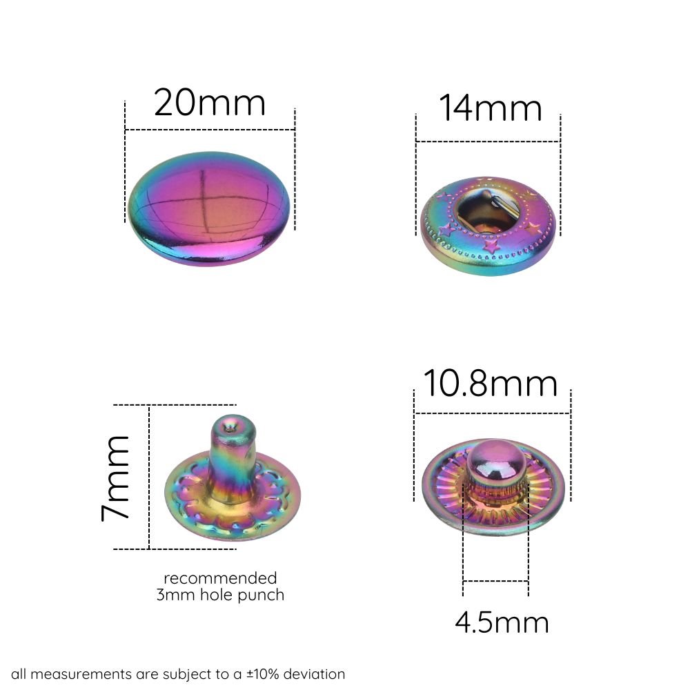 S Spring Press Studs